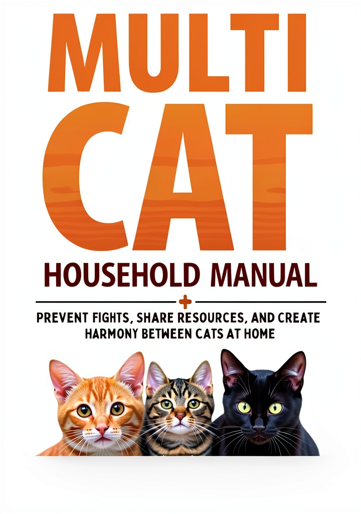 Installing Cat Care Guide for Busy Owners – Kindle eBook by Multi‑Cat Management on a wooden desk