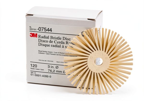 3M Scotch-Brite Radial Bristle Disc 1 in x 1/8 in 80 Ceramic Abrasive-2