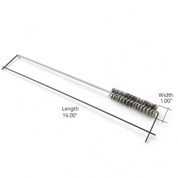 S1612 1 Inch x 16 Inch Stainless Steel Tube Brush-3