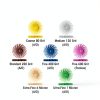 Dedeco Sunburst Radial Bristle Discs - 7/8”(22mm) Dia, Dual TC Bristle, 1/16”(1mm) Arbor, Precision Thermoplastic Rotary Polishing Tool, Aluminum Oxide-7