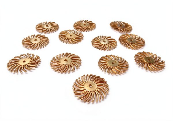 3M Radial Bristle Discs 3/4" White 120 Grit Pack of 12 Bristle Brush-4