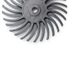 HARFINGTON 30pcs Radial Bristle Disc Set 1" 120 Grit Detail Abrasive Brush Kit Gap Polishing Wheel Assortment with 1/8" Mandrels Shank for Jewelry Wood Metal Polishing Cleaning, Blue-4