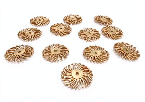 3M Radial Bristle Discs 3/4" White 120 Grit Pack of 12 Bristle Brush-1