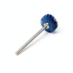 3M Scotch-Brite Radial Bristle Disc, 35000 rpm, 9/16" Diameter, P400 Grit, Blue (Pack of 48)-0