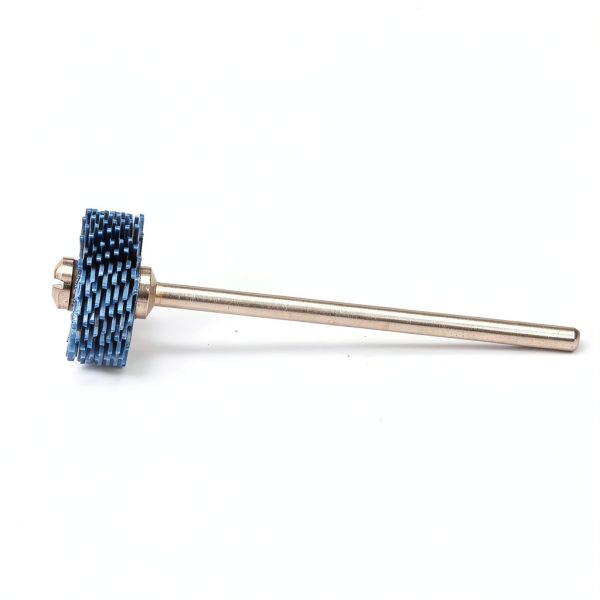 3M Scotch-Brite Radial Bristle Disc, 35000 rpm, 9/16" Diameter, P400 Grit, Blue (Pack of 48)-1