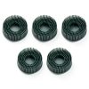 HARFINGTON 5pcs Bristle Disc 2" 50 Grit Abrasive Brush Deburring Electric Disc Brush with Quick Change Roll Lock Abrasive Coating Removal Disc for Metal, Green-0