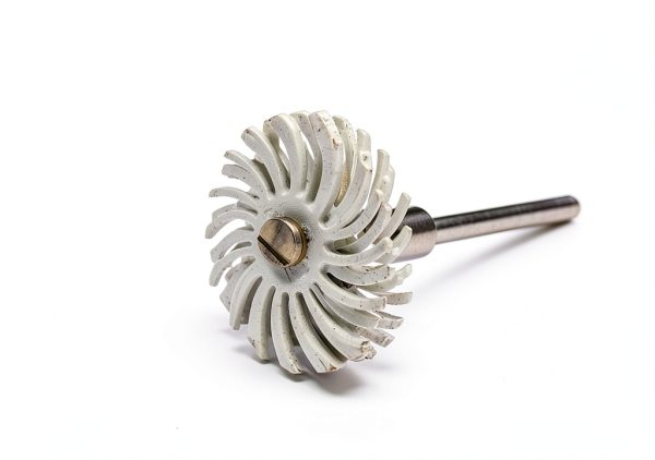 3M Radial Bristle Discs 3/4" White 120 Grit Pack of 12 Bristle Brush-6