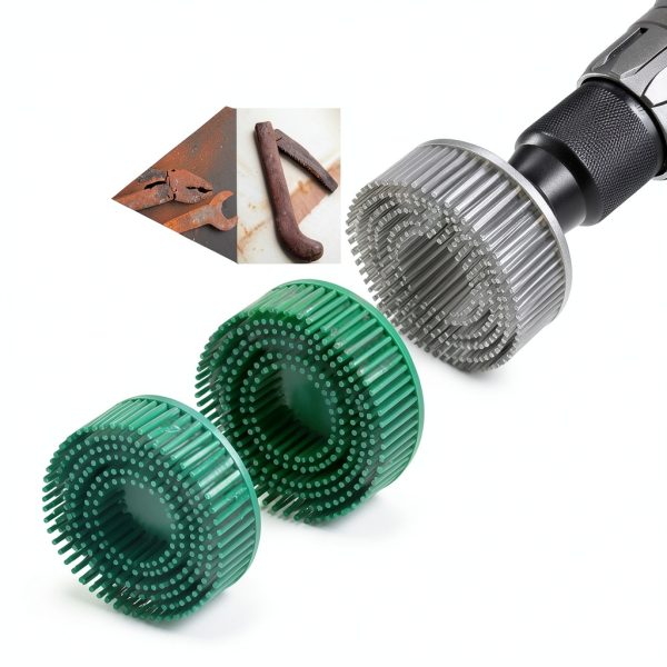 2 Inch Bristle Disc ZEHIQ 6 Pack 50/80/120 Grits with 1/4" Shank-3