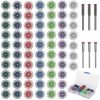 Mini Radial Bristle Disc 76pcs Kit with 2.35mm/3mm Mandrels-Shuqiu Set-0