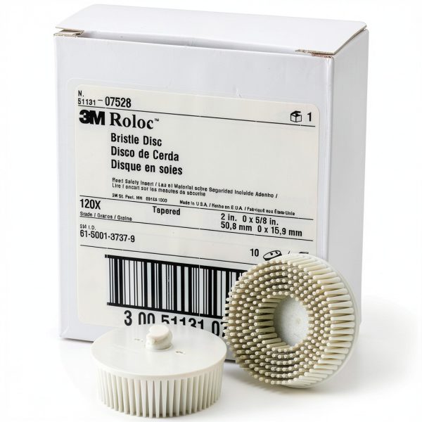 Scotch Brite Bristle Disc 2 in. 3M Abrasive Wheel 10 Pack Made in USA-0