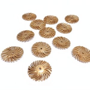 3M Radial Bristle Discs 3/4" White 120 Grit Pack of 12 Bristle Brush-0