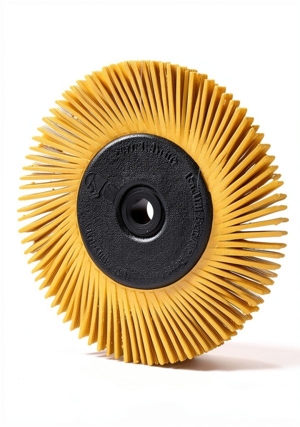 3M Cubitron Radial Bristle Brush 6in x 1/2in x 1in with Adapter-3