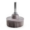 2Pcs 120 Grit White Bristle Disc Attachment, 2 Inch Abrasive Bristle Disc Gasket Removal Disc with 1/4 Shank Coating Removal Disc for Rotary Tool-2