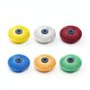 Dedeco Sunburst Radial Bristle Disc 2" 400 Grit Blue 1/4" Arbor-6