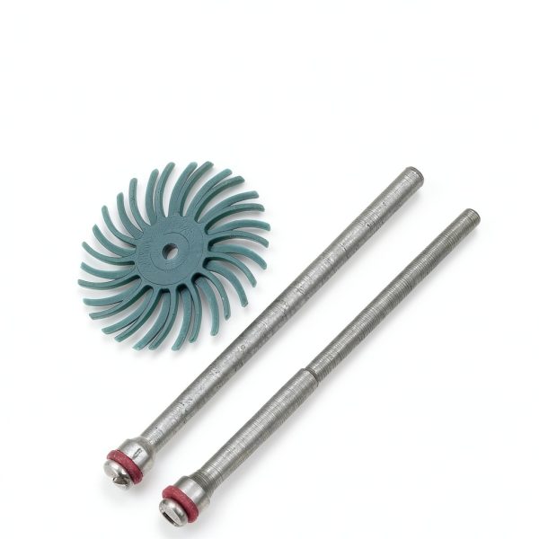 Radial Bristle Disc 1" 80 Grit Set by HARFINGTON Green-2