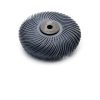 Dedeco Sunburst Radial Bristle Disc 2" 400 Grit Blue 1/4" Arbor-1