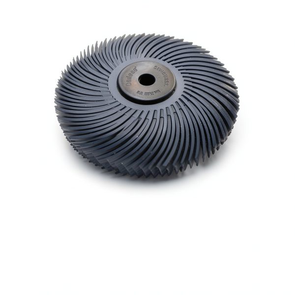 Dedeco Sunburst Radial Bristle Disc 2" 400 Grit Blue 1/4" Arbor-1