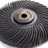 Dedeco Sunburst Radial Bristle Disc 2" 400 Grit Blue 1/4" Arbor-0