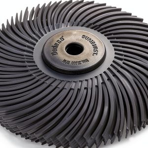 Dedeco Sunburst Radial Bristle Disc 2" 400 Grit Blue 1/4" Arbor-0
