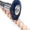 3M Cubitron Radial Bristle Brush 6in x 1/2in x 1in with Adapter-4