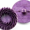 3M 07524 Roloc 2" x 5/8 Tapered Coarse Bristle Disc (Pack of 10) , Green-1