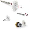 CTISMICE Radial Bristle Disc 1in Kit 88pcs Mixed Grit 80-2500-4