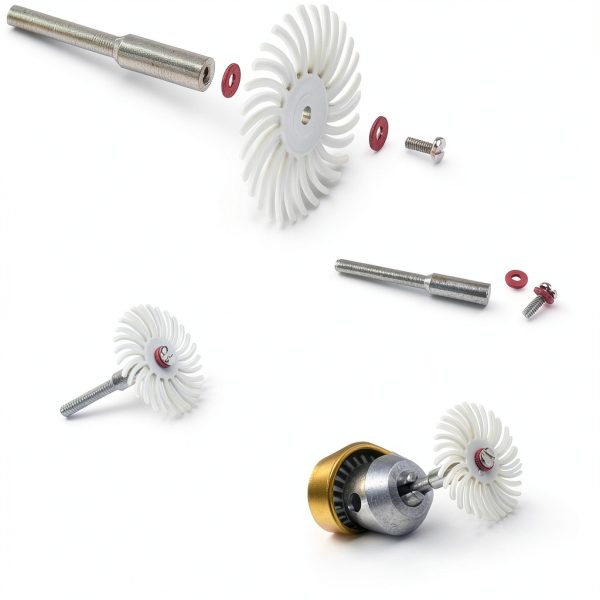 CTISMICE Radial Bristle Disc 1in Kit 88pcs Mixed Grit 80-2500-4