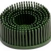 3M 07524 Roloc 2" x 5/8 Tapered Coarse Bristle Disc (Pack of 10) , Green-0