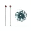 Radial Bristle Disc 1" 80 Grit Set by HARFINGTON Green-1