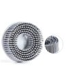 HARFINGTON 2pcs Bristle Disc 2" 120 Grit Abrasive Brush Deburring Electric Disc Brush with Quick Change Roll Lock Abrasive Coating Removal Disc for Metal, White-4