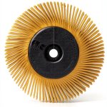 3M Cubitron Radial Bristle Brush 6in x 1/2in x 1in with Adapter-0